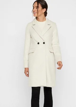 Пальто женское Vero Moda 10216935 белое 48