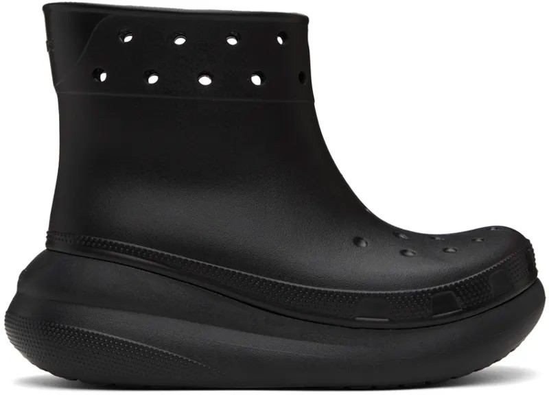 Черные сокрушительные ботинки Crocs, цвет Black