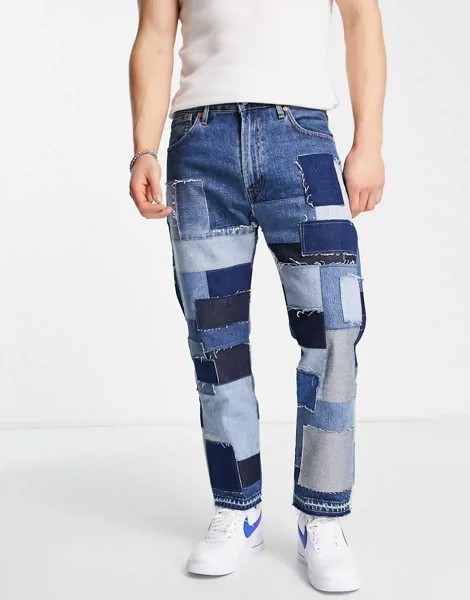 Прямые джинсы до щиколотки в стиле пэчворк Levi's 551z-Разноцветный