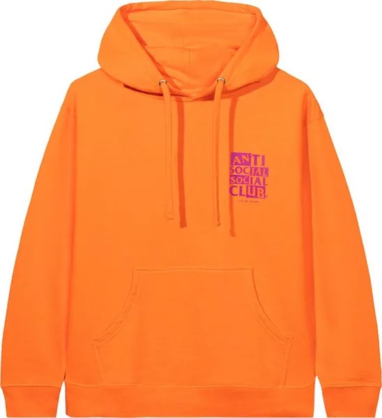 Худи Anti Social Social Club Muted Hoodie 'Orange', оранжевый