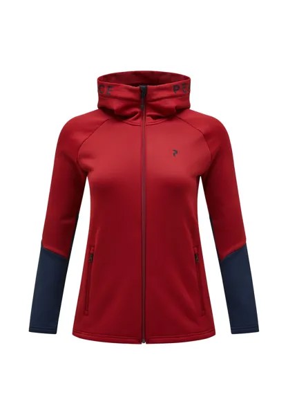 Спортивная куртка W RIDER ZIP HOOD Peak Performance, розово-черный