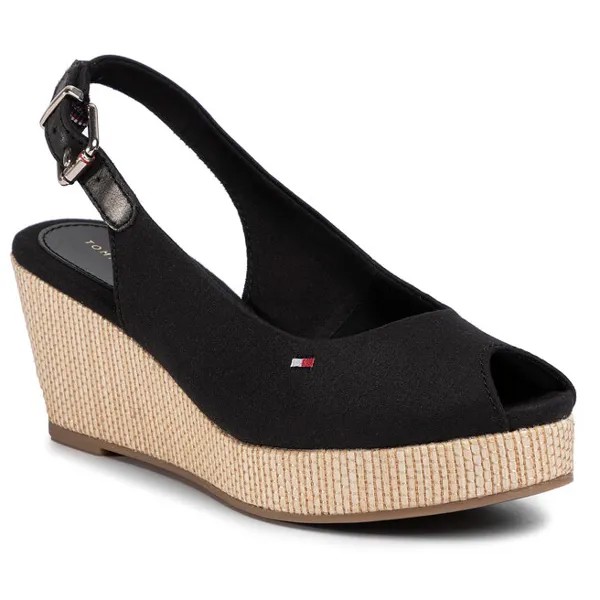 Эспадрильи Tommy Hilfiger IconicElba Sling, черный