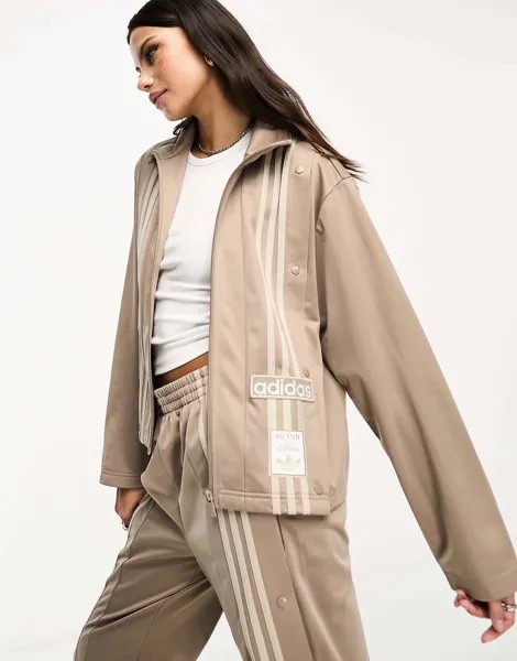 Бежевая спортивная куртка adidas Originals 'Neutral Court' adibreak