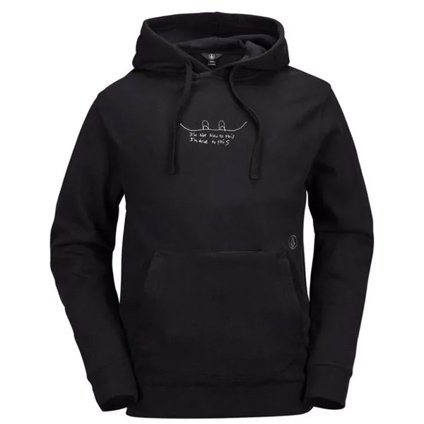 Толстовка VOLCOM Jla P/Over Fleece  Black 2021