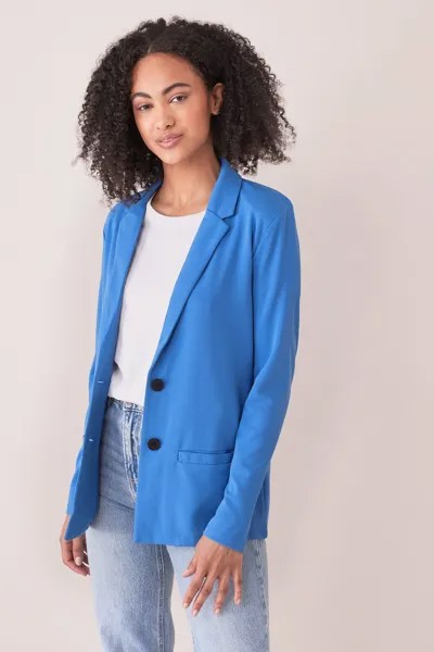 Приталенный пиджак с подплечниками JDY, синий