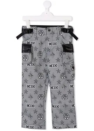 KTZ брюки с принтом