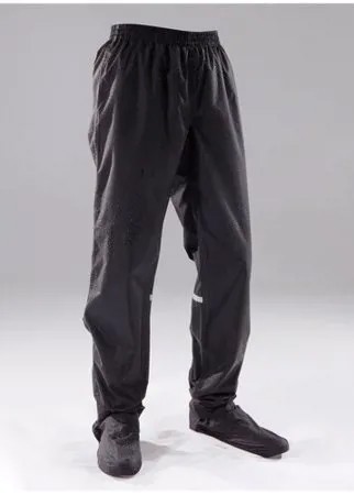 Дождевые брюки унисекс для велоспорта 500, размер: L, цвет: Черный BTWIN Х Декатлон
