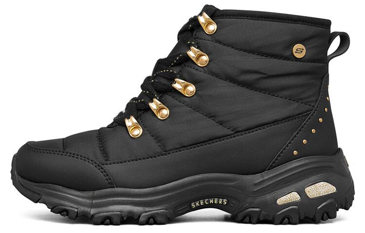 Женские ботинки DLITES Martin, черные/золотые Skechers
