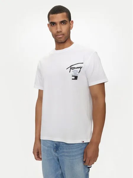 Футболка стандартного кроя Tommy Jeans, белый