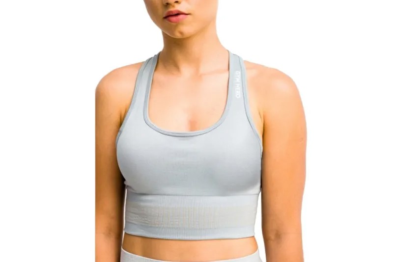 Спортивный бюстгальтер Gymhero Stripes Bra Bra-Graphite, серый