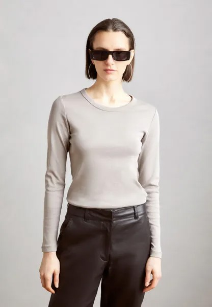 Рубашка с длинным рукавом CREW Esprit, цвет light taupe