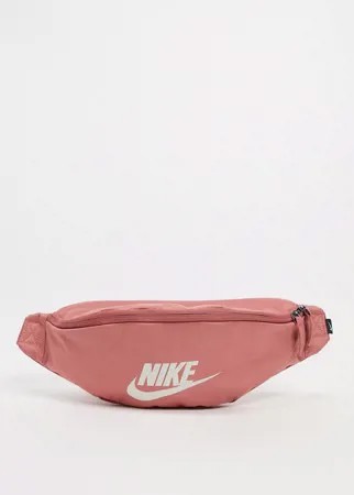 Бледно-красная сумка-кошелек на пояс Nike Heritage-Красный