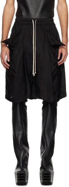 Черные шорты лидо Rick Owens, цвет Black