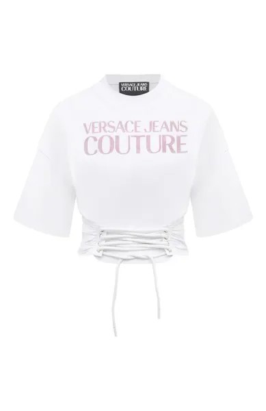 Хлопковая футболка Versace Jeans Couture