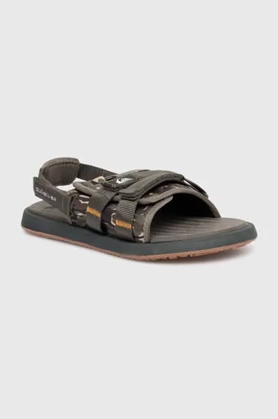 Сандалии Quiksilver, зеленый