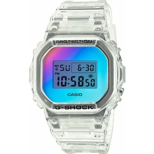 Наручные часы CASIO G-Shock DW-5600SRS-7, бесцветный, серый