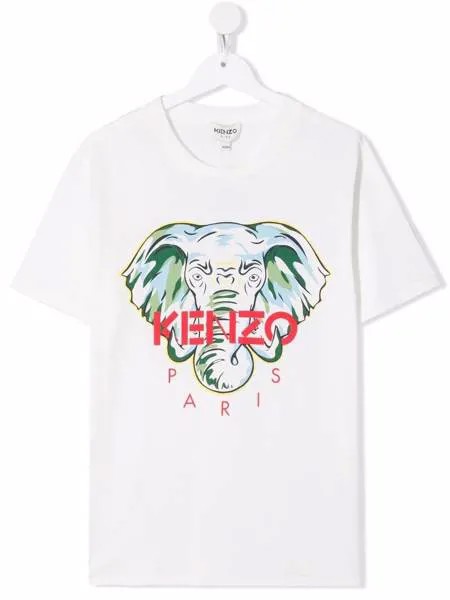 Kenzo Kids футболка с логотипом