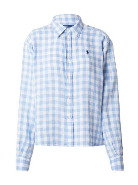 Блуза Polo Ralph Lauren, темно-синий/светло-голубой