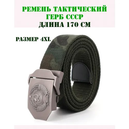 Ремень TodaStyle, зеленый, мультиколор