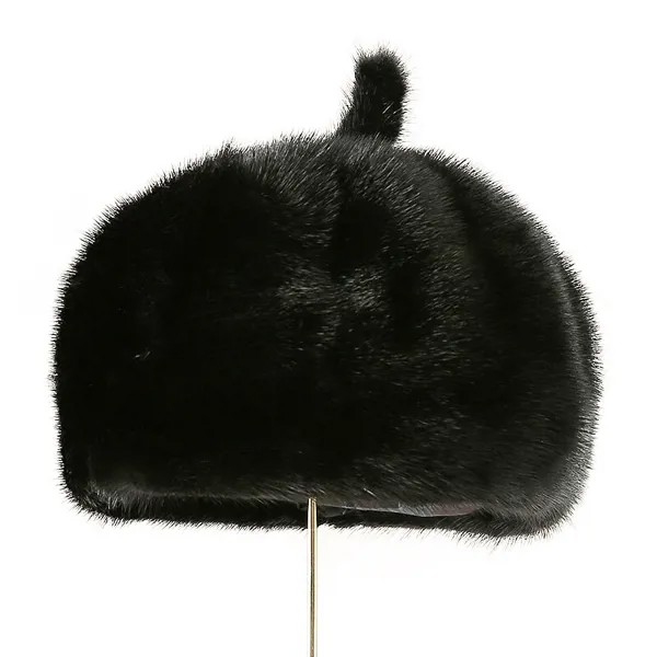 Женский мягкий берет из норки, зимняя шапка с тыквой и мехом бутона, корейская модная уличная теплая женская шапка, бесплатная доставка