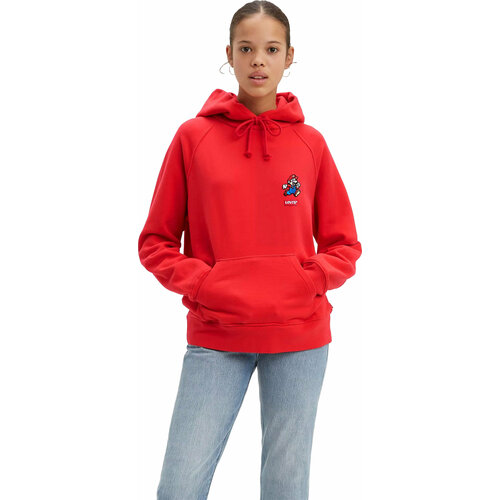 Худи Levi's, размер S, красный