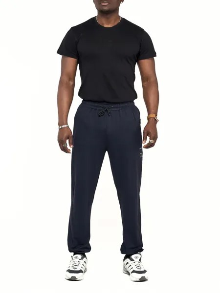 Спортивные брюки мужские NoBrand AD006 синие 58 RU