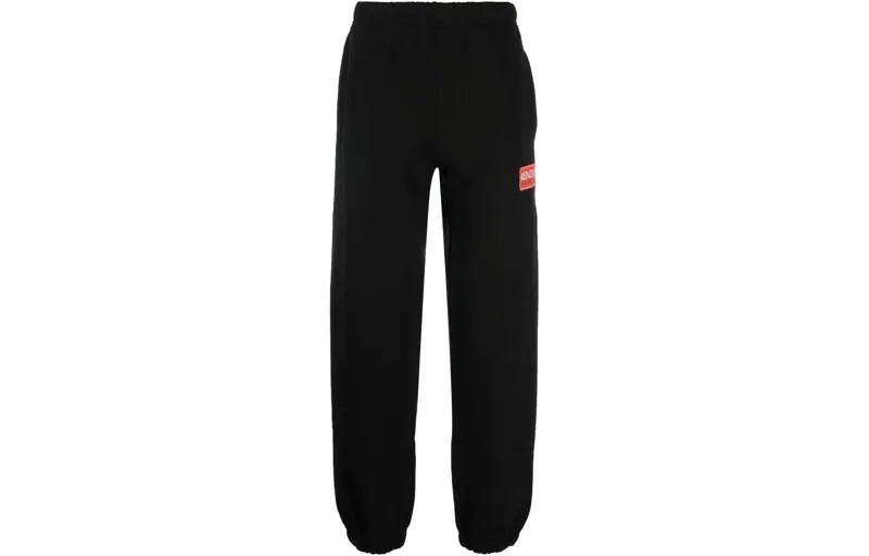 KENZO Мужские трикотажные спортивные штаны, цвет Black