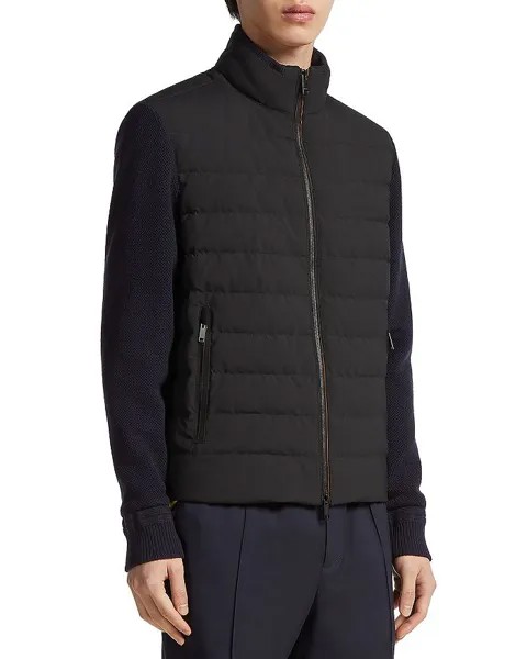 Комбинированная куртка-бомбер Trofeo Elements Zegna