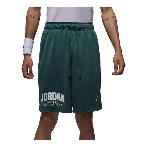Шорты спортивные dri fit графические шорты азиатские размеры Air Jordan, зеленый