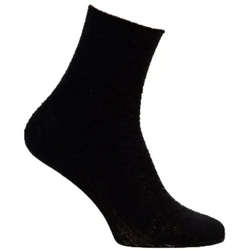 Женские носки Пингонс средние, размер 23 (размер обуви 35-37), черный