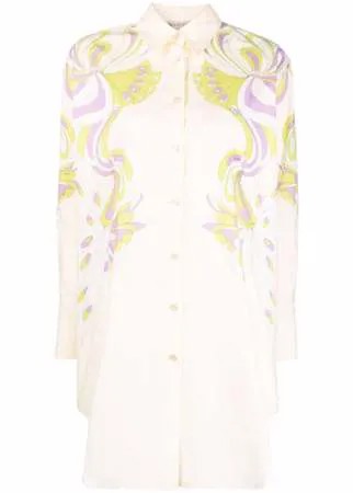 Emilio Pucci рубашка с принтом Farfalle