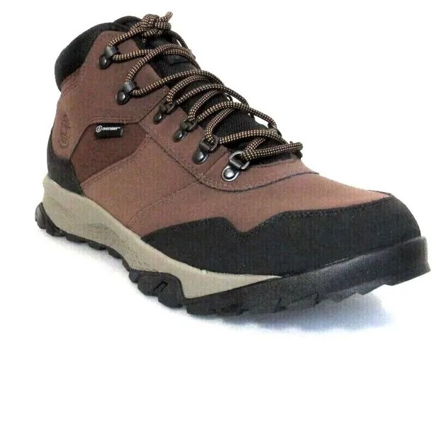 Мужские водонепроницаемые походные ботинки Timberland Brown/Black Lincoln Peak SZ 13, #A2G54