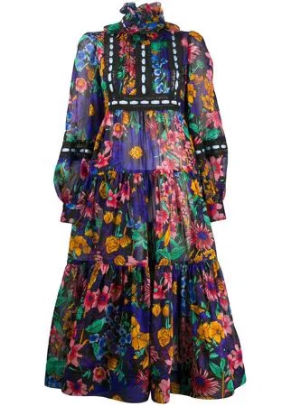 Marc Jacobs платье миди с цветочным принтом