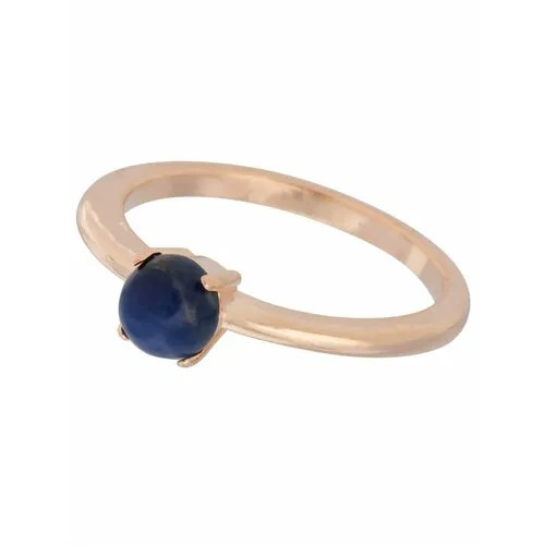 Кольцо помолвочное Lotus Jewelry, содалит, размер 20, синий
