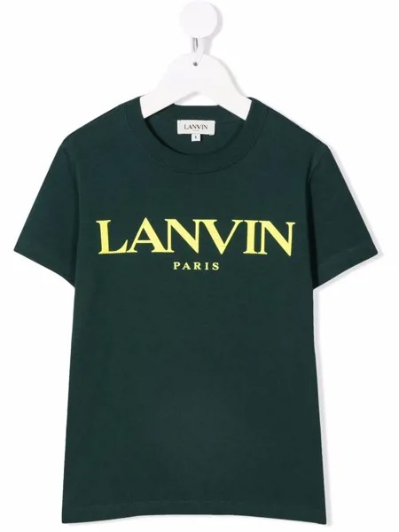 LANVIN Enfant футболка с логотипом