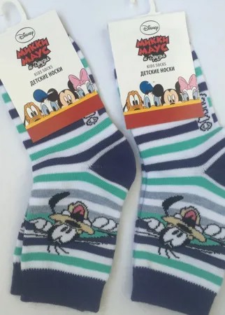 Носки полосатые для мальчиков дисней Goofy