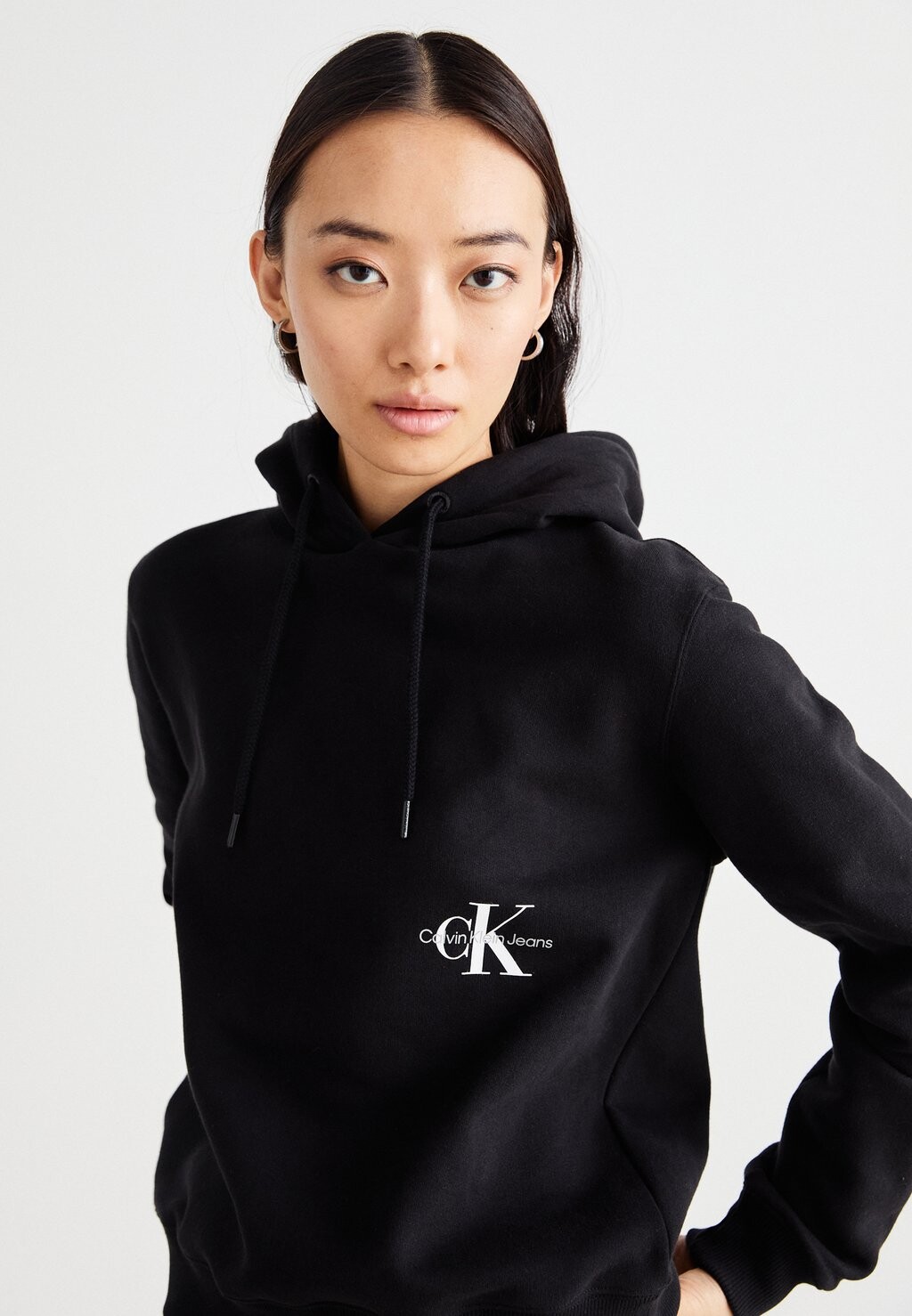Толстовка OFF PLACED MONOLOGO HOODIE Calvin Klein, черный