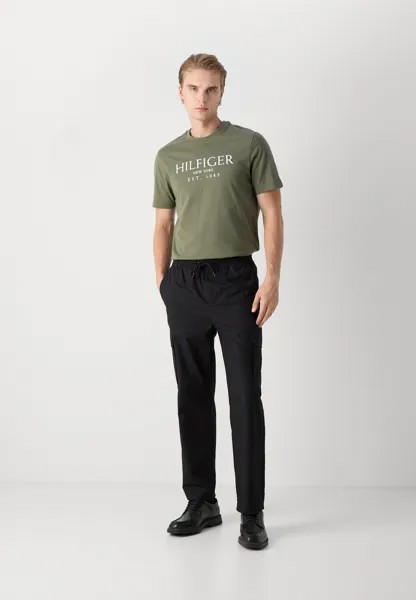Футболки с принтом TEE Tommy Hilfiger, темно-зеленый