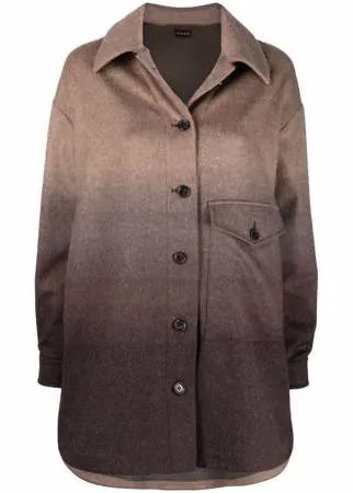 Aspesi пальто с эффектом градиента