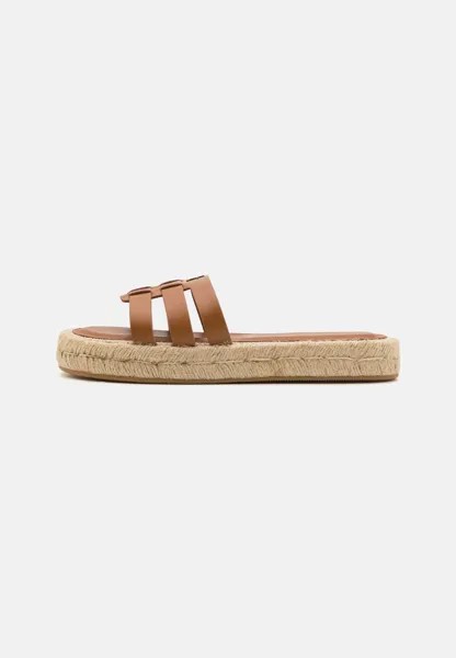 Мюли на плоской подошве AUTHENTIC FLAT Tommy Hilfiger, цвет cognac brown