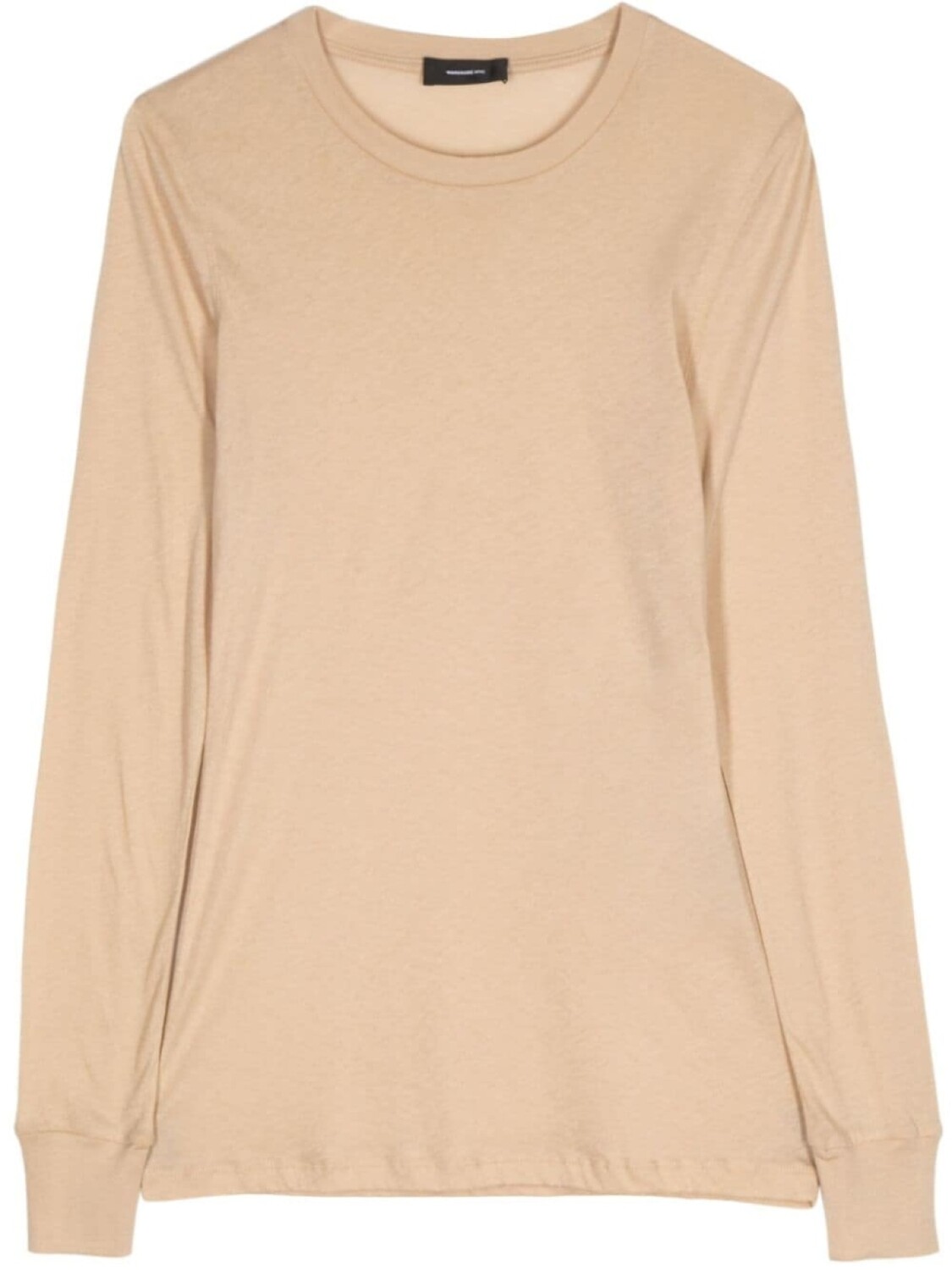 WARDROBE.NYC футболка из хлопка с длинными рукавами, коричневый