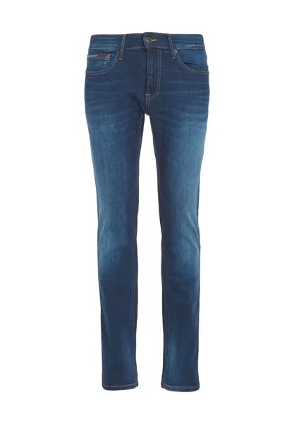 Мужские стираные джинсы узкого кроя TOMMY Jeans, деним