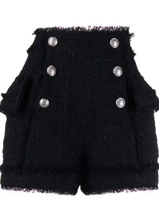 Balmain твидовые шорты