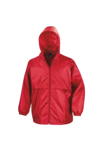 Легкая водонепроницаемая ветрозащитная куртка Core Core Result, красный