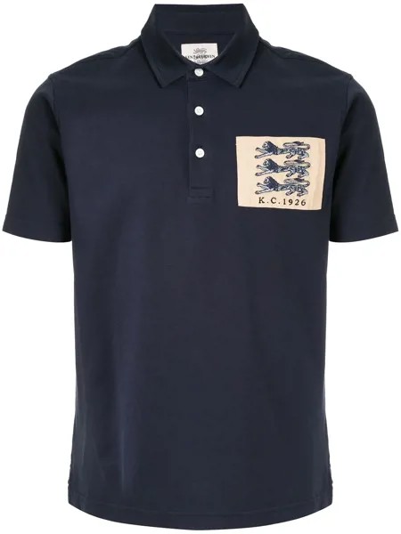 Kent & Curwen рубашка-поло с вышитым логотипом