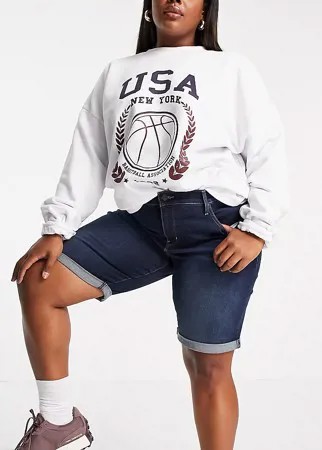 Темно-синие классические шорты-бермуды Levi's Plus-Голубой