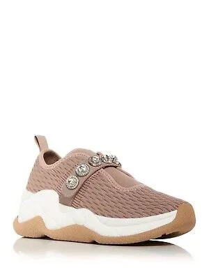 KURT GEIGER Женские розовые кроссовки на танкетке London Round Toe Slip On Athletic Sneakers 40.5