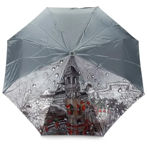 Зонт PLANET, серебряный
