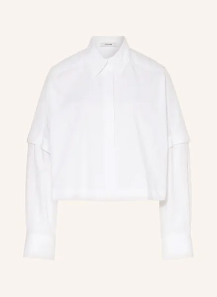 Укороченная блузка-рубашка elvira со съемными рукавами Ivy Oak, белый