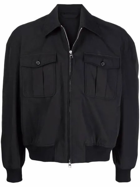 Alexander McQueen куртка-рубашка с логотипом